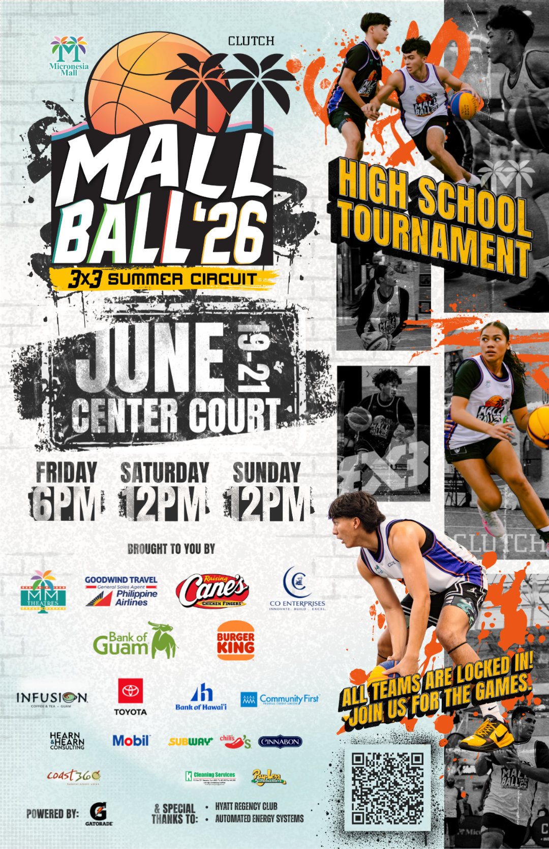 Mall Ball 3X3 2026 High School Tournament 20260617