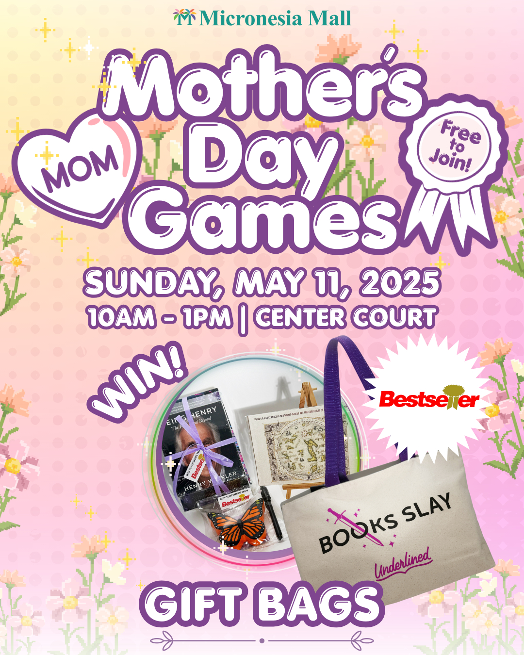 Mothers Day Games Flyer 08