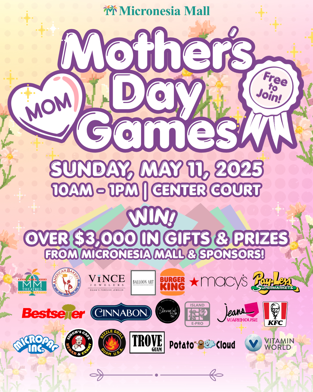 Mothers Day Games Flyer 09
